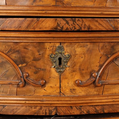 Baroque Flap Walnut Italy XVIII Century