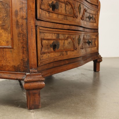 Baroque Flap Walnut Italy XVIII Century