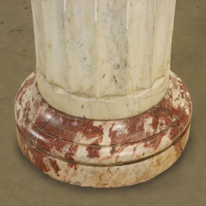 antiquariato, colonna, antiquariato colonna, colonna antica, colonna antica italiana, colonna di antiquariato, colonna neoclassica, colonna del 800,Coppia di Colonne Reggivaso