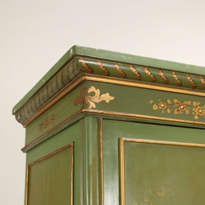 Chinoiserie Wardrobe Wood Italy XX Century