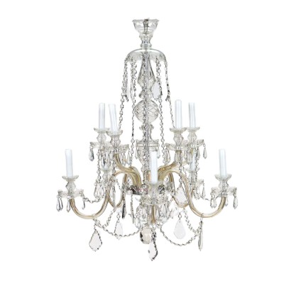 Chandelier Glass Italy XX Century