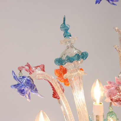 Murano Chandelier Glass Italy XX Century