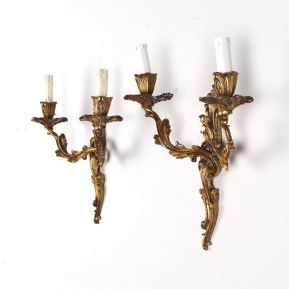 ANILLA0157760_920346 antiquariato, applique, antiquariato applique, applique antiche, applique antiche italiane, applique di antiquariato, applique neoclassico, applique del 800,Coppia di Applique in Stile Rococò