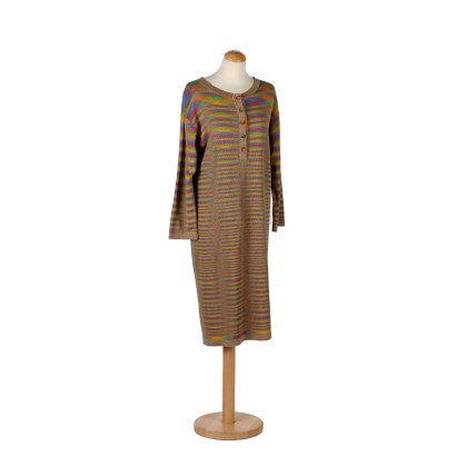 Missoni Vintage Kleid Baumwolle Italien 1990er