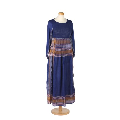 Abito Vintage Lungo Blu