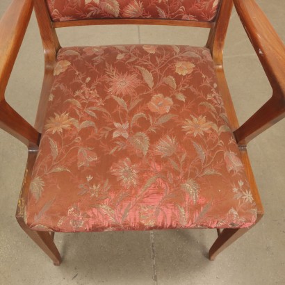 Armchair Mahogany Italy 1950s