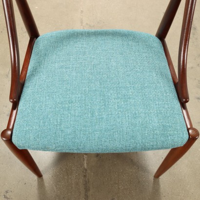 Stühle Modell \'16\' Uldum Furniture Factory Teak Dänemark 1960er