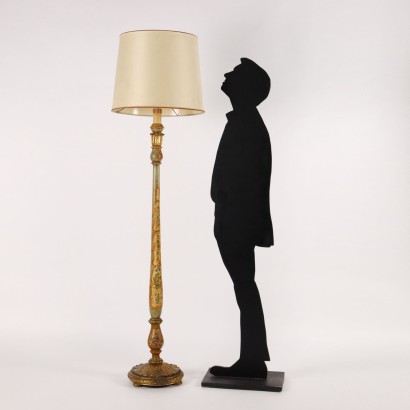 Floor Lamp Wood Italy XX Century