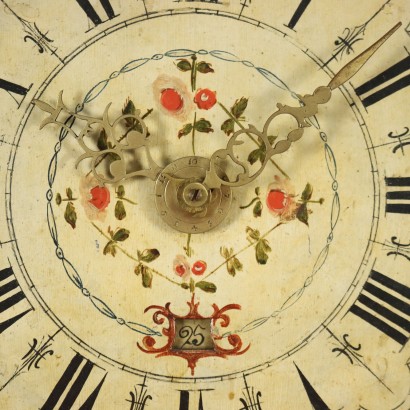 OGANOG0155959_921634 antiquariato, orologio, antiquariato orologio, orologio antico, orologio antico italiano, orologio di antiquariato, orologio neoclassico, orologio del 800, orologio a pendolo, orologio da parete,Pendola da Parete a Fasi Lunari