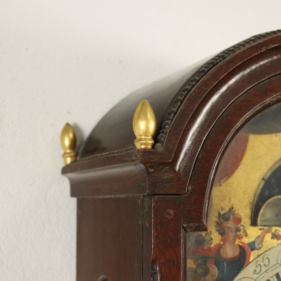 OGANOG0155959_921635 antiquariato, orologio, antiquariato orologio, orologio antico, orologio antico italiano, orologio di antiquariato, orologio neoclassico, orologio del 800, orologio a pendolo, orologio da parete,Pendola da Parete a Fasi Lunari