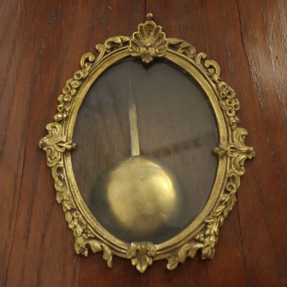 OGANOG0155959_921641 antiquariato, orologio, antiquariato orologio, orologio antico, orologio antico italiano, orologio di antiquariato, orologio neoclassico, orologio del 800, orologio a pendolo, orologio da parete,Pendola da Parete a Fasi Lunari