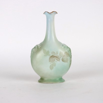 Vase Man. Ginori Doccia Porcelain Italy XX Century