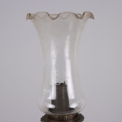 Oil Lamp Ceramic Europe XIX Century