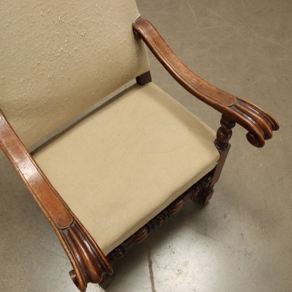 antigüedades, sillón, sillones antiguos, sillón antiguo, sillón italiano antiguo, sillón antiguo, sillón neoclásico, sillón del siglo XIX, Grupo de Sillones Barrocos Rocchetto