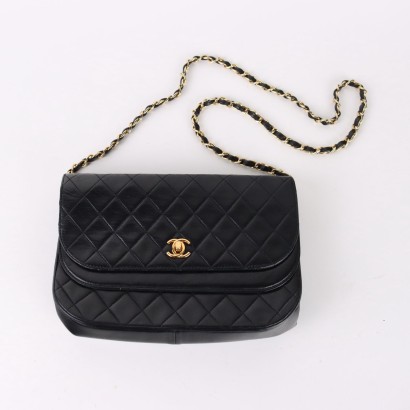 Vintage Chanel Tasche Leder Frankreich 1990er