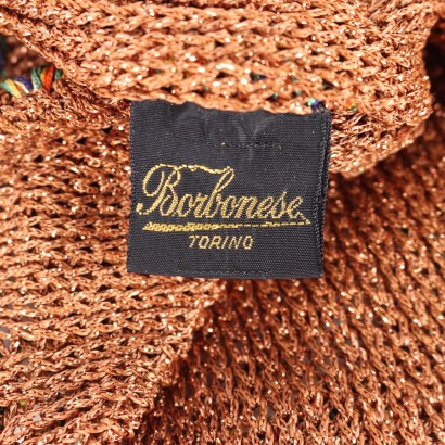 Sac Vintage Borbonese Coton Italie Années 1970
