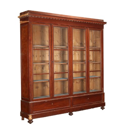 Bookcase Mahogany Italy XIX Century