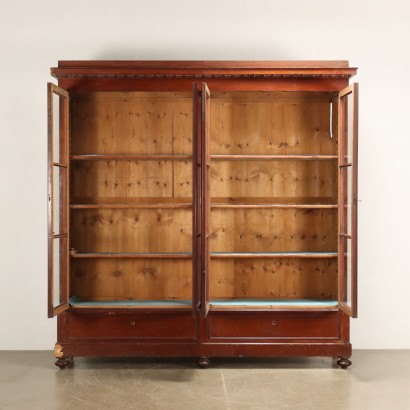 Bookcase Mahogany Italy XIX Century