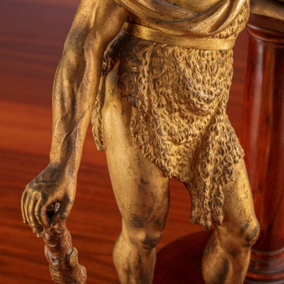 Hercules Sculpture Bronze France XIX Century