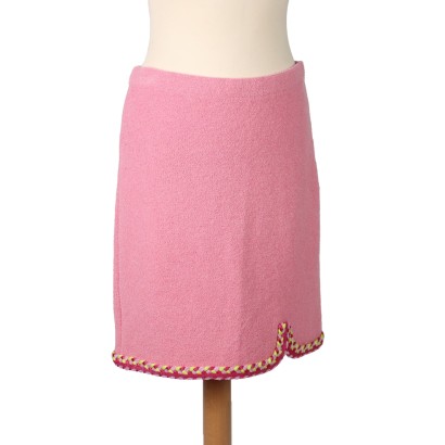 Vintage Skirt Moschino Cotton Size 14 Italy