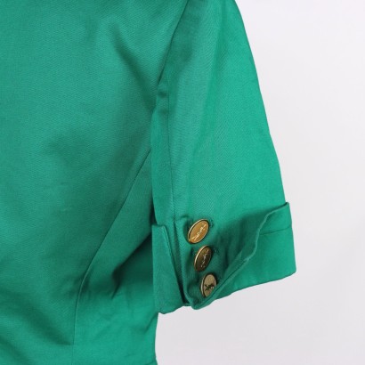 #vintage #abbigliamentovintage #abitivintage #vintagemilano #modavintage ,Giacca Vintage Yves Saint Laurent Verde%