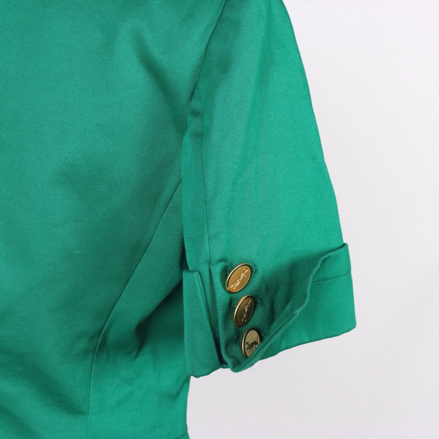 Yves Saint Laurent Green Vintage Jacket Size M L Clothing