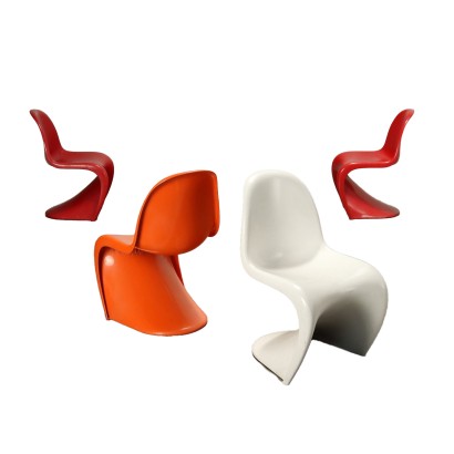 Sillas Verner Panton 'Panton Chair' para Vitra años 60