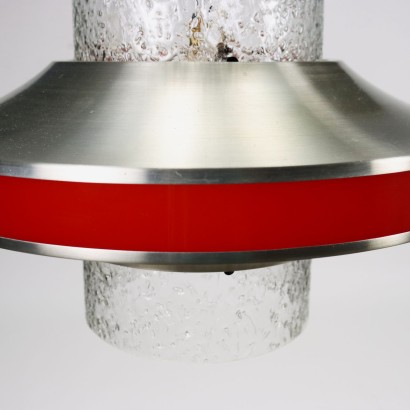 Lampe Aluminium Italien 1960er