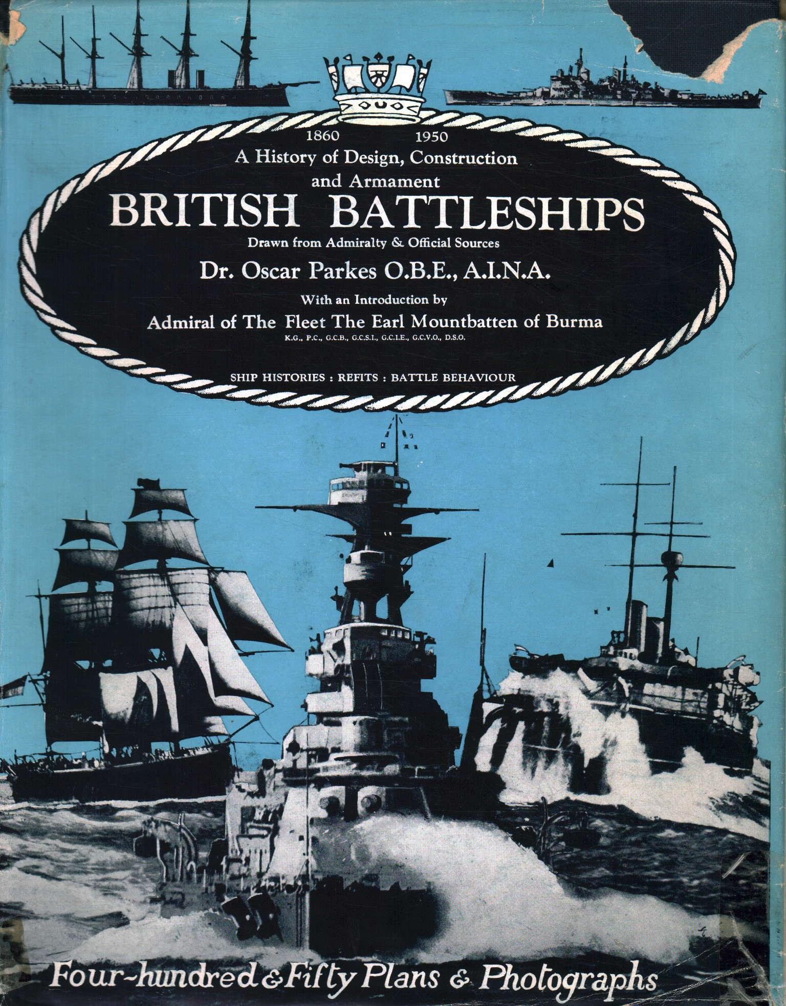 British battleships. Warrior 1860 to Van