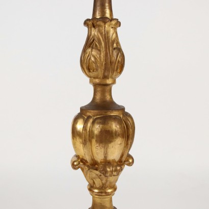 Eclectic Torch-Holder Wood Italy XIX Century