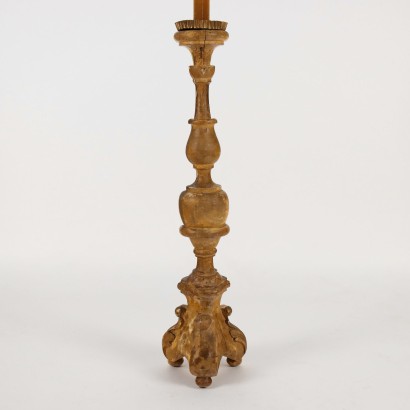 Eclectic Torch-Holder Wood Italy XIX Century