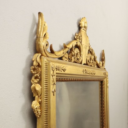 Miroir Éclectique Verre Italie XIX Siècle