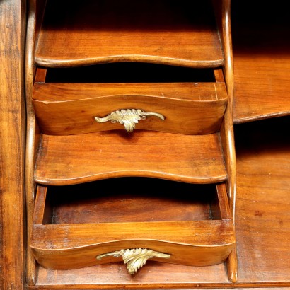 Louis XV Style Desk Oak France XX Century