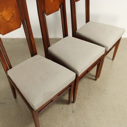 Group of 5 Liberty Chairs Italy XX Century