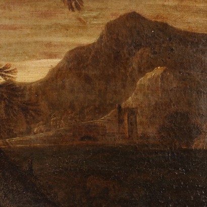 art, Italian art, ancient Italian painting, Landscape with Figures