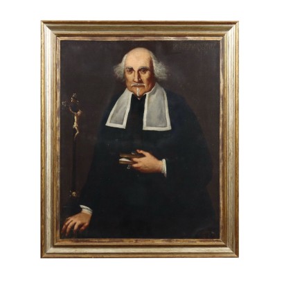Porträt von Giovanni Albertoni Öl auf Leinwand Italien XVIII Jhd