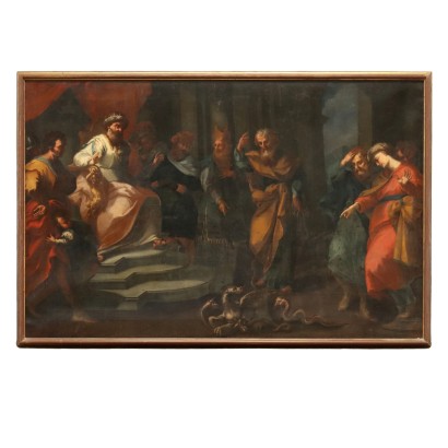 Öl auf Leinwand A. Molinari Attr. Italien XVII-XVIII Jhd