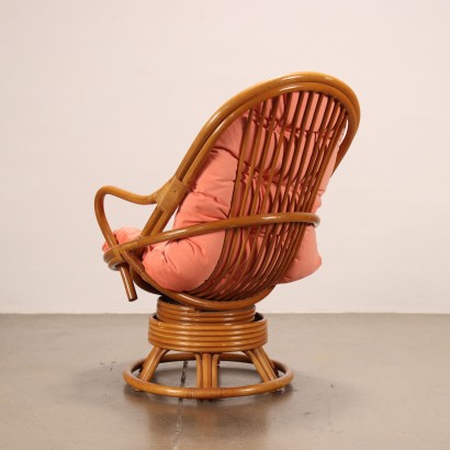 arte moderno, diseño de arte moderno, sillón, sillón de arte moderno, sillón de arte moderno, sillón italiano, sillón vintage, sillón de los años 60, sillón de diseño de los años 60, sillón de mimbre de los años 80