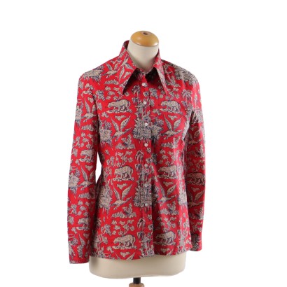 moda vintage, cacharel vintage, camisa vintage, camisa oriental, camisa Vintage Cacharel