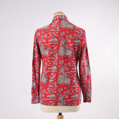 moda vintage, cacharel vintage, camisa vintage, camisa oriental, camisa Vintage Cacharel