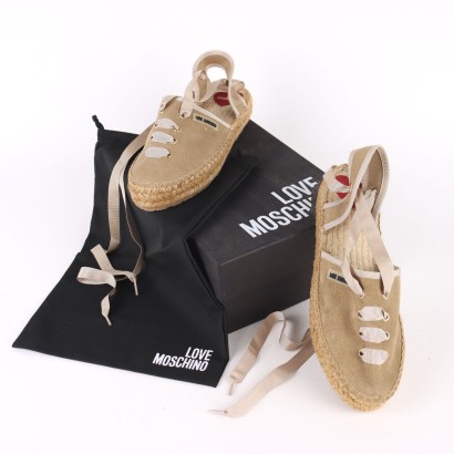 Love Moschino Espadrillas Leder N. 40 Italien