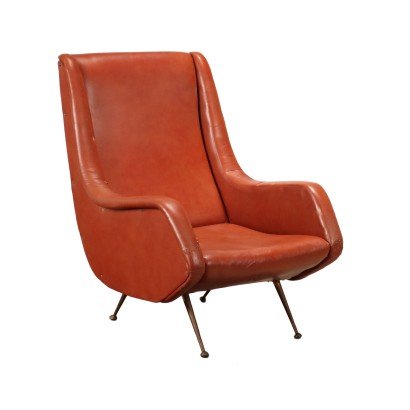 Armchair Fake Leather Italy 1950s-1960