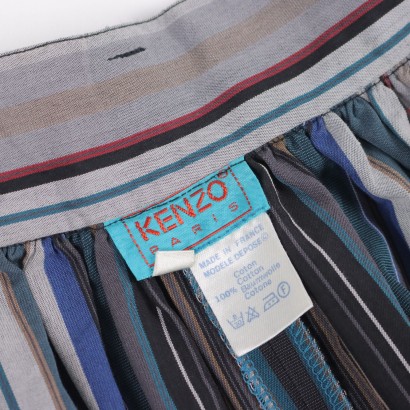 Pantalon Kenzo Coton Taille S France Années 1990