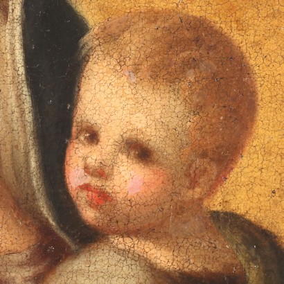 arte, arte italiana, pittura antica italiana,Madonna incoronata con Bambino