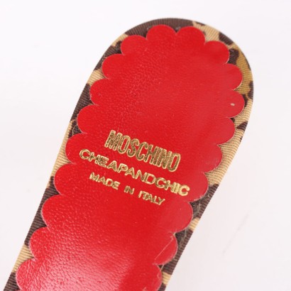 moschino, scarpe moschino, sandali moschino, made in italy, calzature moschino, moschino secondhand, moschino cheap and chic, mule, mule moschino, moschino animalier,Mule Moschino Cheap And Chic