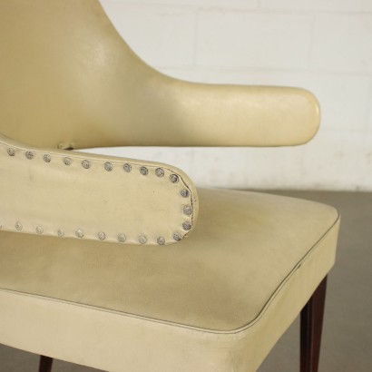 Chaise Bois Italie Années 1950