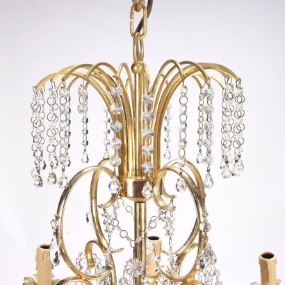 Chandelier Brass Italy XX Century