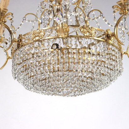 Chandelier Brass Italy XX Century