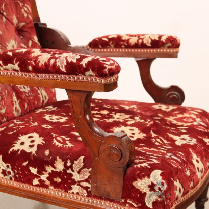 ANSESE0162266_928595 antiquariato, poltrona, antiquariato poltrone, poltrona antica, poltrona antica italiana, poltrona di antiquariato, poltrona neoclassica, poltrona del 800,Poltrona e Sedia Umbertine