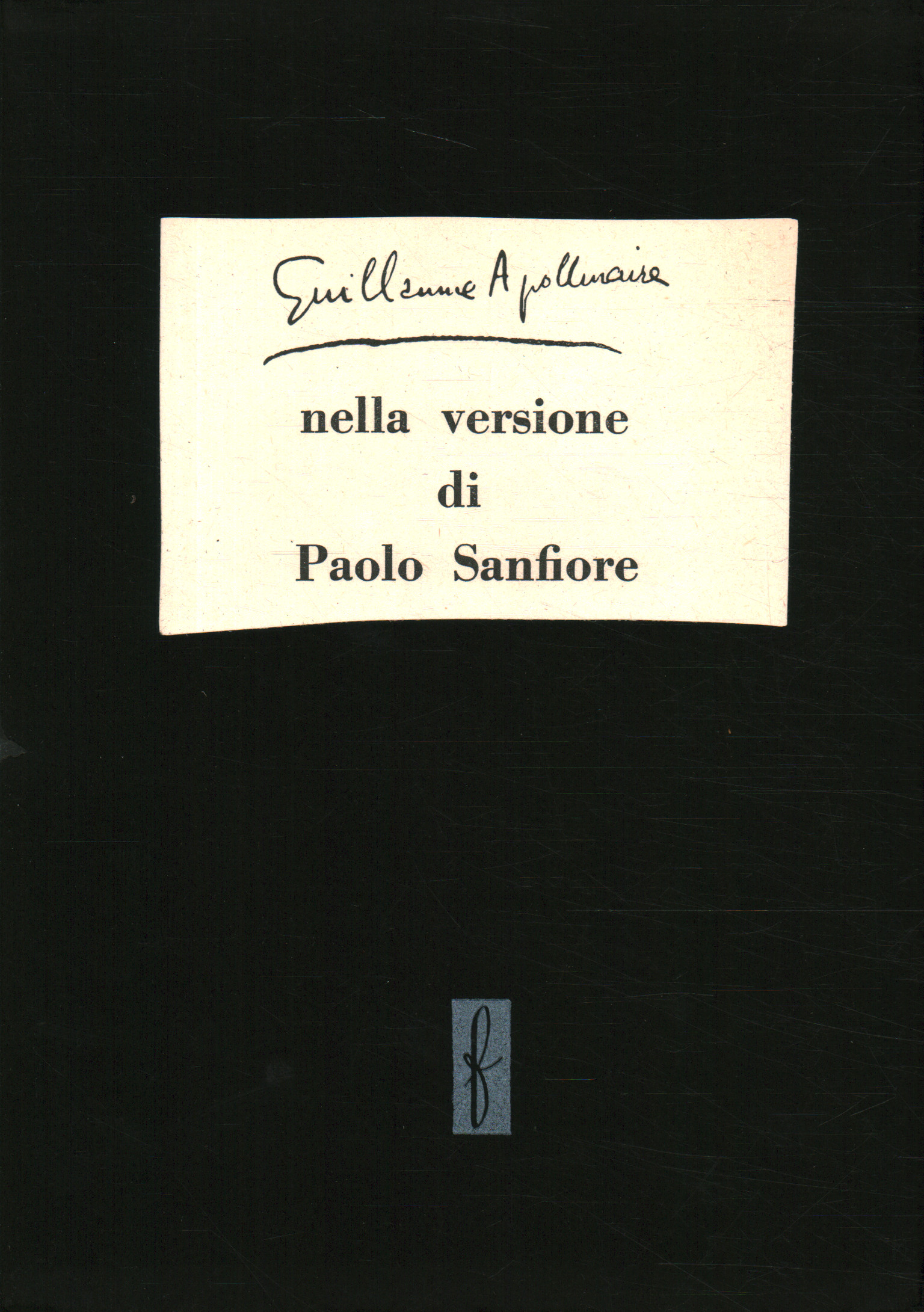 Libros - Poesía - Straniera, Guillaume Apollinaire en la versión de